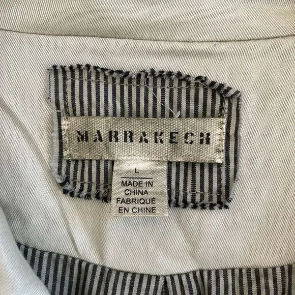 Marrakech Anthropologie Womens Utility Cargo Jacket Size L Green Grunge Lyocell - Picture 9 of 14